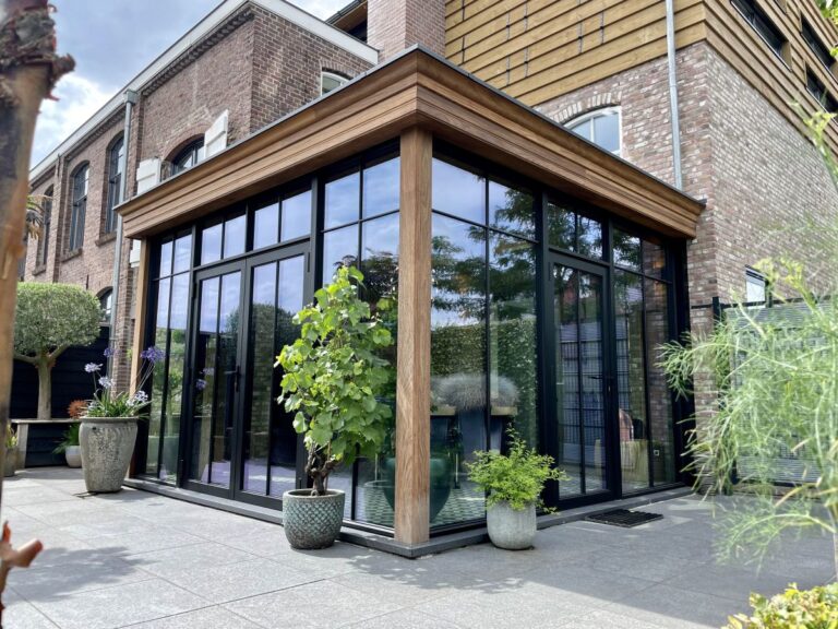 Steel look veranda Gesbo